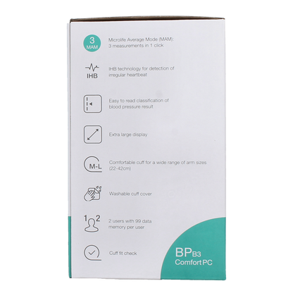 Microlife MIC BPB3 Comfort bloeddrukmonitor 1.00 Stuks