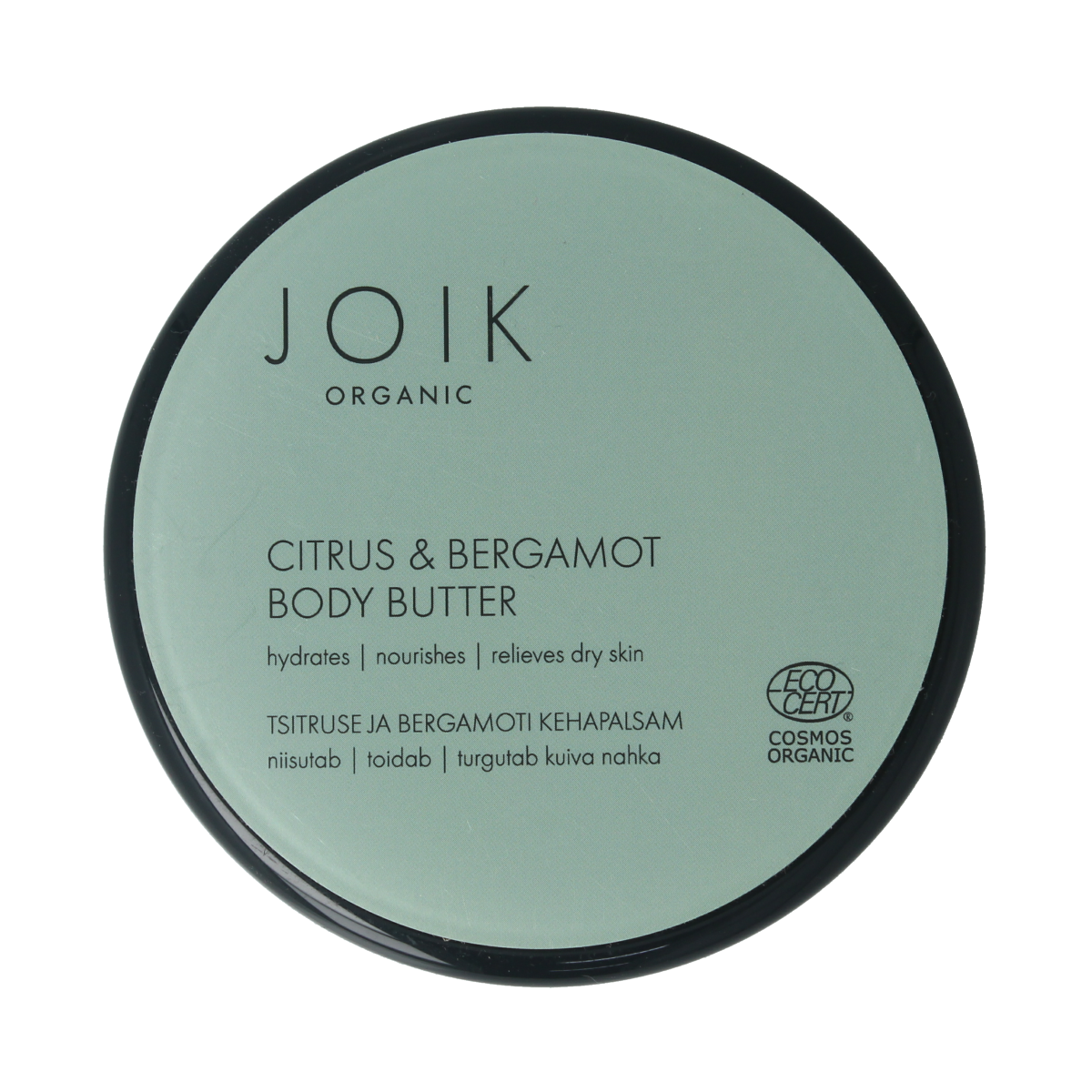 Joik Organics Citrus & bergamot body butter organic vegan 150.00 Milliliter