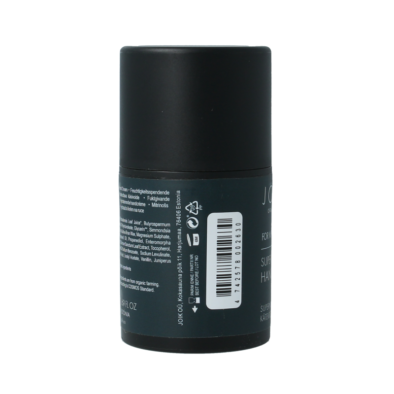 Joik Organics Men handcream super moisturizing 50 Milliliter