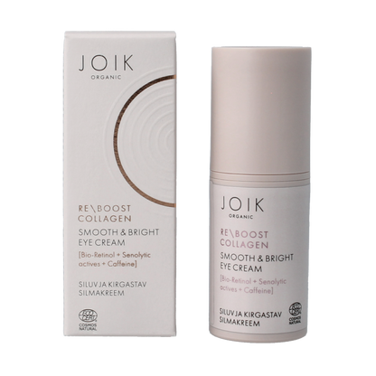 Joik Organics Re-boost collagen eye cream smooth & bright 15 Milliliter