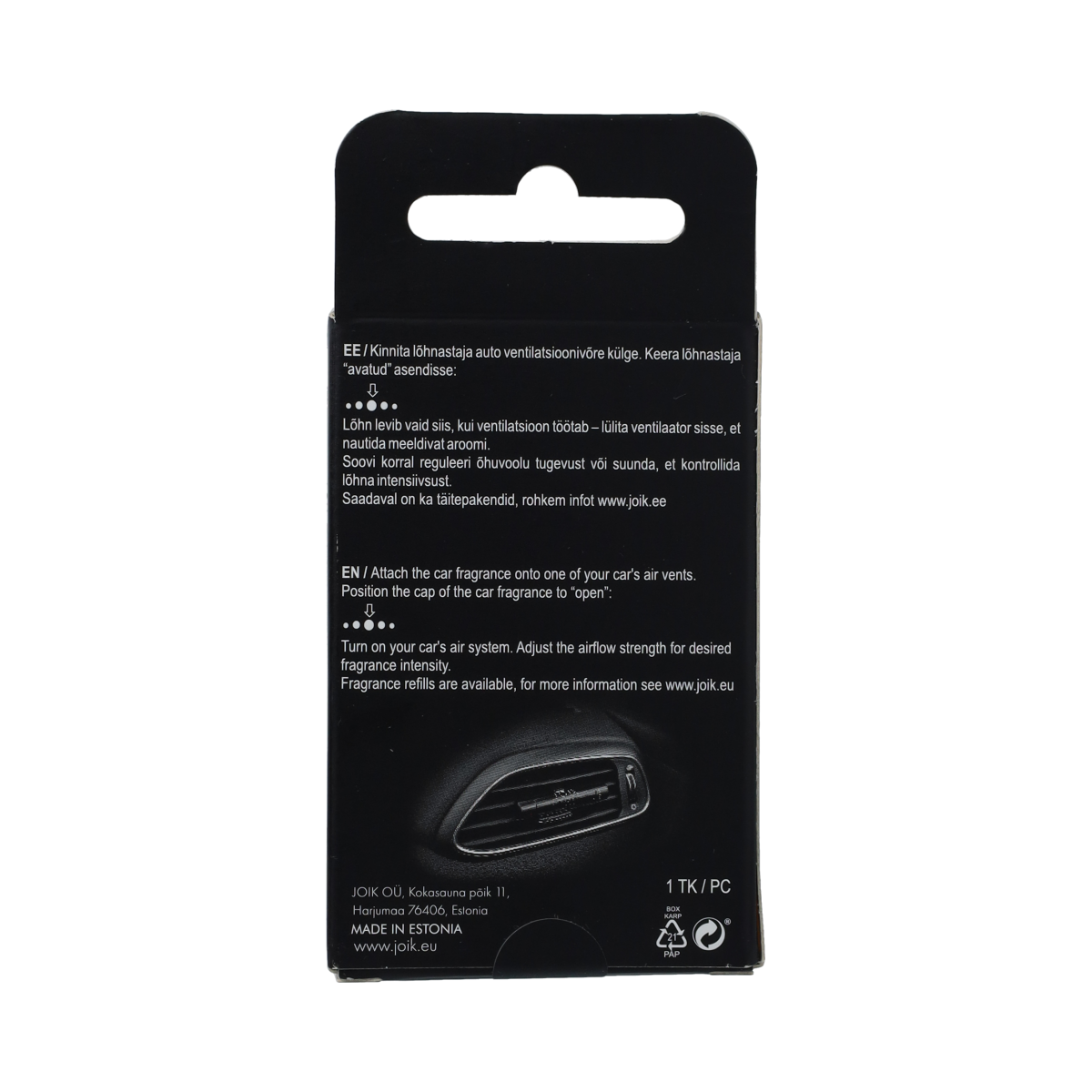 Joik Organics Joik - Car Fragrance Primavera - 1pcs 1.00 Stuks