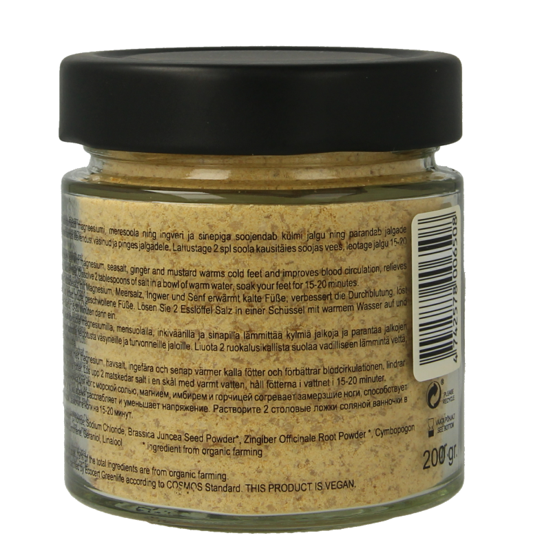 Joik Organics Organic foot bath salt warming 200 Gram