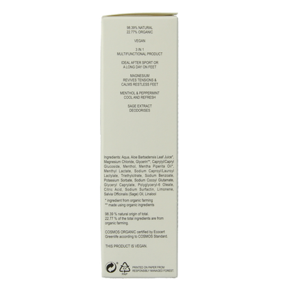 Joik Organics Organic foot spray magnesium 50 Milliliter