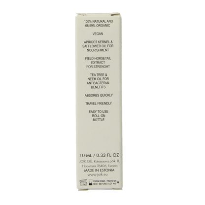 Joik Organics Organic nail & cuticle moisturizing oil 10 Milliliter