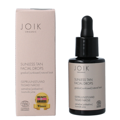 Joik Organics Sunless tan facial drops 30 Milliliter