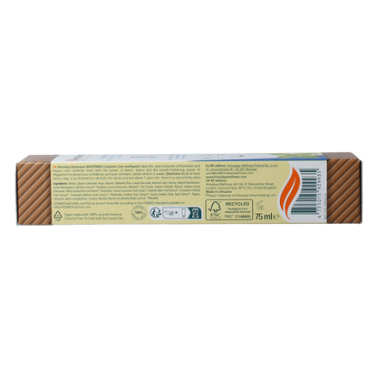 Himalaya Botanique tandpasta complete care whitening 75 Gram