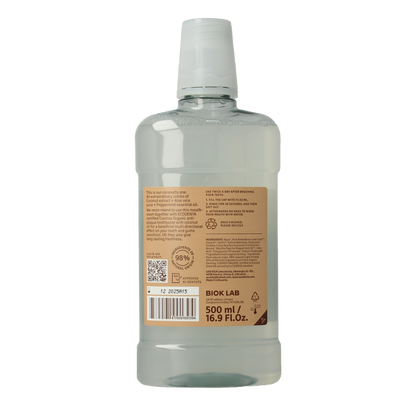 Ecodenta Mondwater munt kokos 500 Milliliter