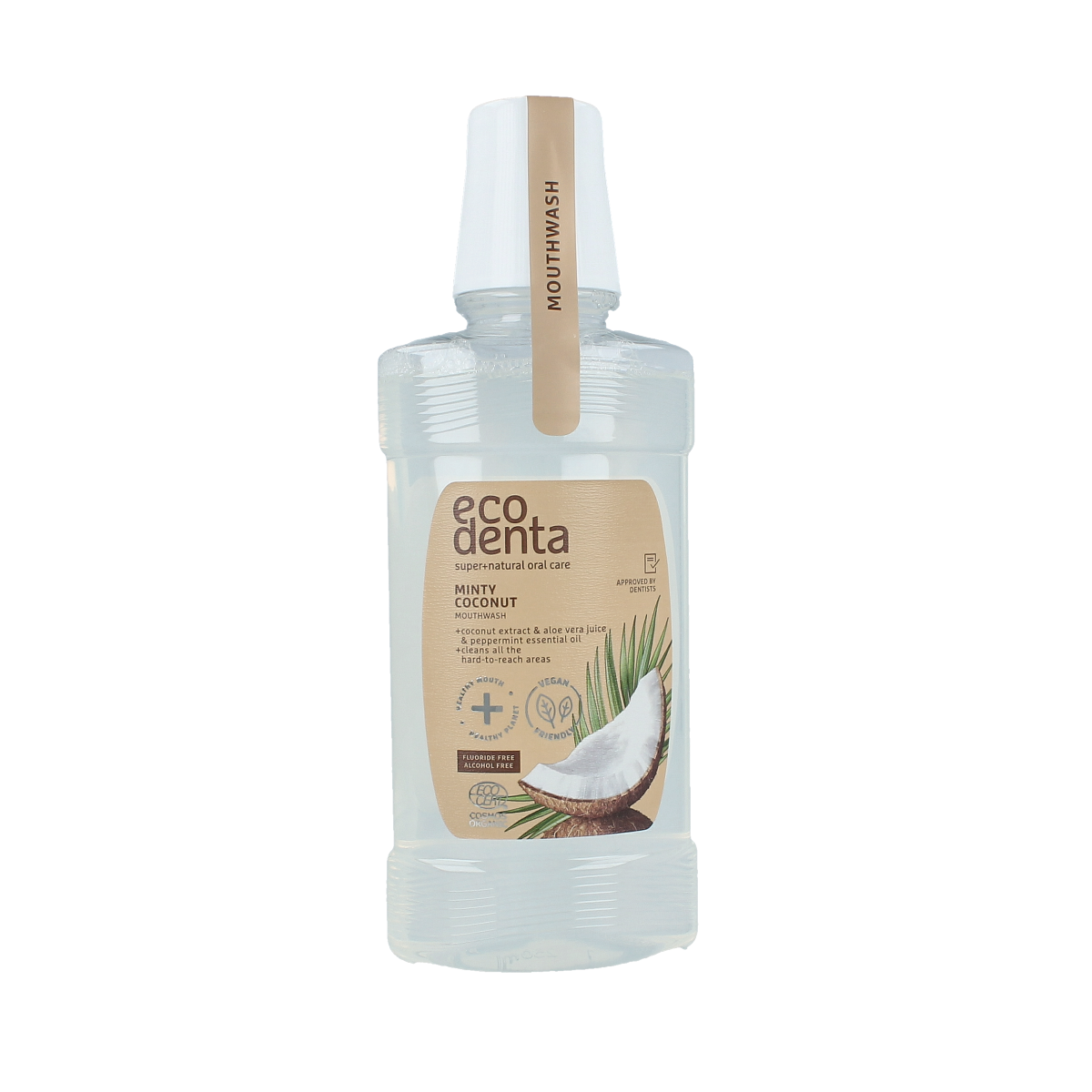 Ecodenta Mondwater aloe vera kokos bio 250.00 Milliliter