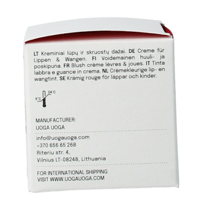 Uoga Uoga Lip & cheek 602 apricot 6 Milliliter