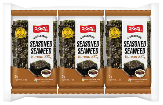 KC Nori Zeewier snack bbq 3x5gram 15.00 Gram