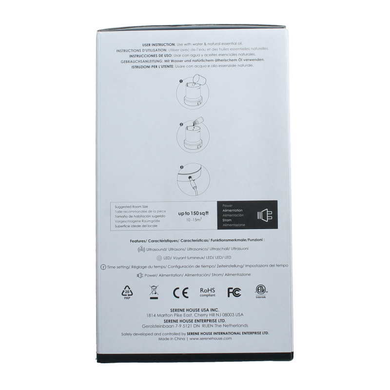 Serene House Aroma diffuser astro wit 1 Stuks