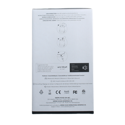 Serene House Aroma diffuser fountain antraciet 1 Stuks