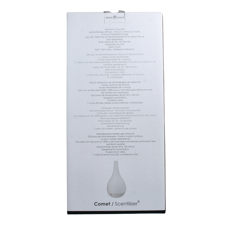 Serene House Aroma diffuser comet wit 1 Stuks