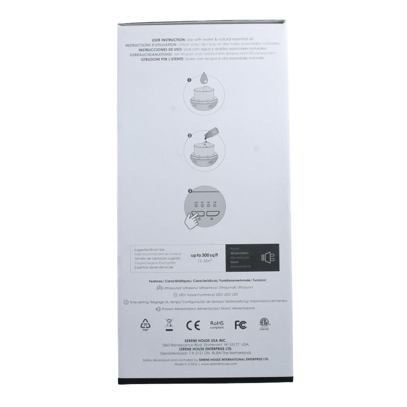 Serene House Aroma diffuser comet wit 1 Stuks