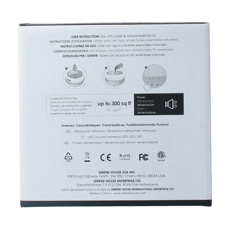 Serene House Aroma diffuser mist houtlook 1 Stuks