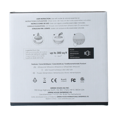 Serene House Aroma diffuser mist houtlook 1 Stuks