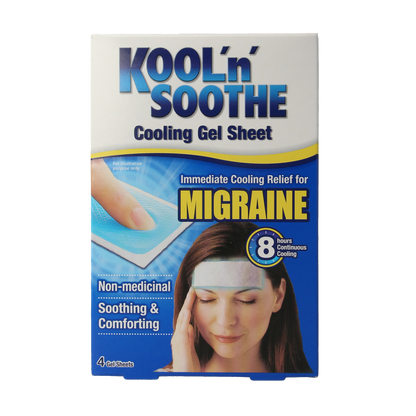 Kool’n’Soothe Migraine gelstrips 2.00 Stuks