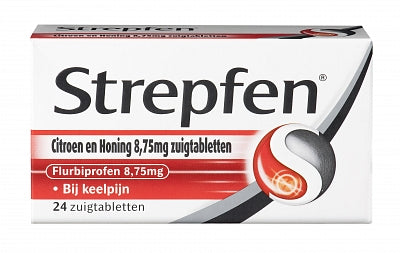 Strepfen Citroen & honing 24 Zuigtabletten