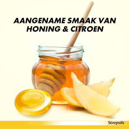 Strepsils Citroen & honing 24 Zuigtabletten