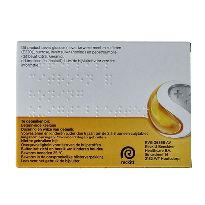 Strepsils Citroen & honing 24.00 Zuigtabletten