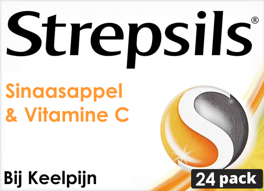 Strepsils Sinaasappel / Vitamine C 24.00 Zuigtabletten
