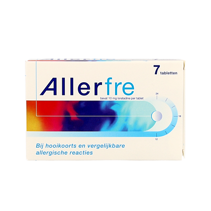 Allerfre Loratadine 10mg 7.00 Tabletten