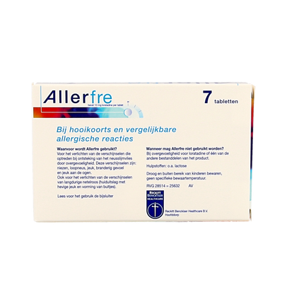 Allerfre Loratadine 10mg 7 Tabletten