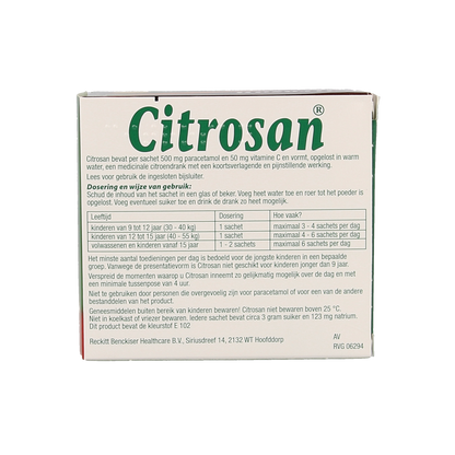 Citrosan Hete citroendrank 15.00 Sachets