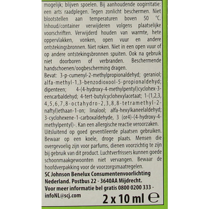 Glade Touch & fresh duo muguet navullingen 20 Milliliter