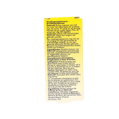 Bach Rescue Rescue remedy nacht spray  7.00 Milliliter