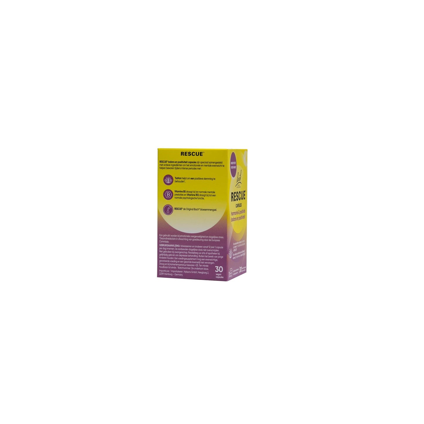 Bach Rescue Rescue balans & positiviteit 30 Capsules