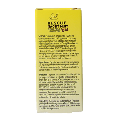 Bach Rescue Rescue kids nacht druppels 10 Milliliter