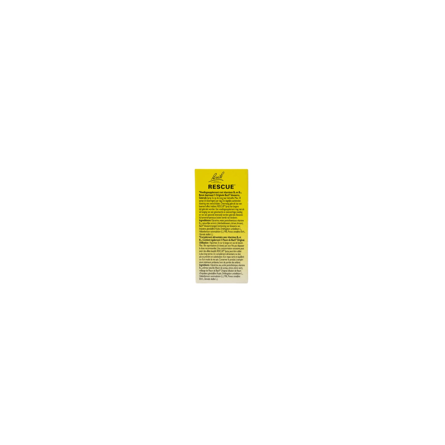 Bach Rescue Rescue remedy spray 7.00 Milliliter
