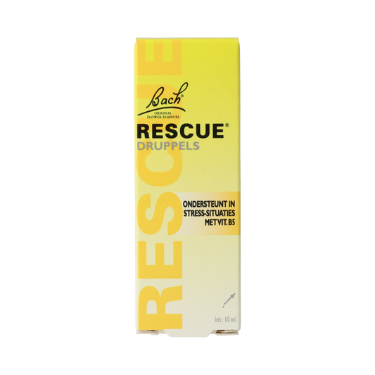 Bach Rescue Druppels zonder alcohol 10.00 Milliliter
