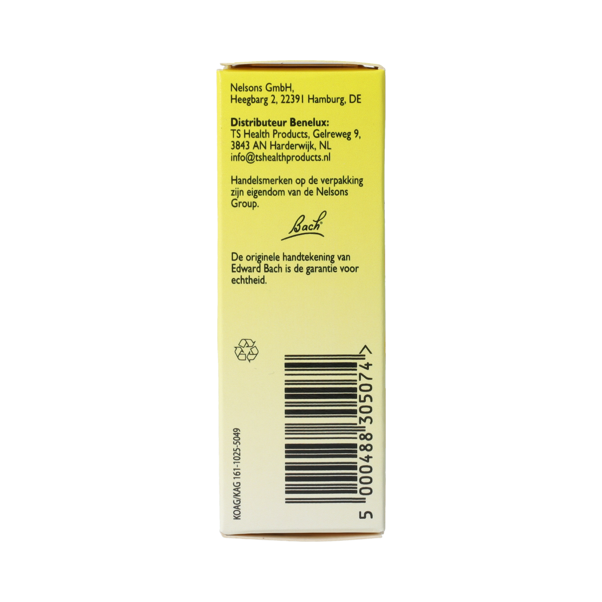 Bach Rescue Druppels zonder alcohol 10.00 Milliliter