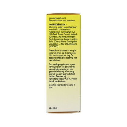 Bach Rescue Druppels zonder alcohol 10.00 Milliliter