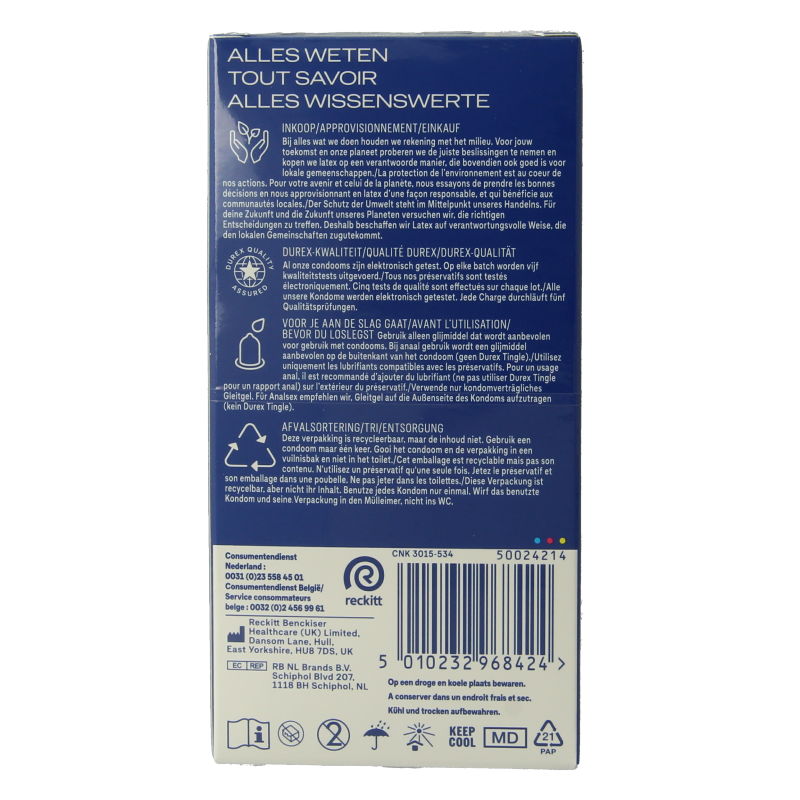 Durex Classic natural 12 Stuks