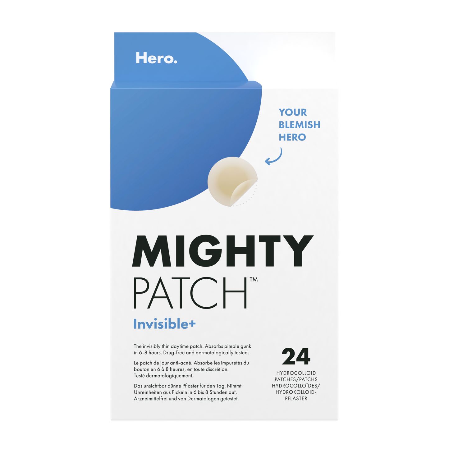 Hero Mighty patch invisible 24.00 Stuks
