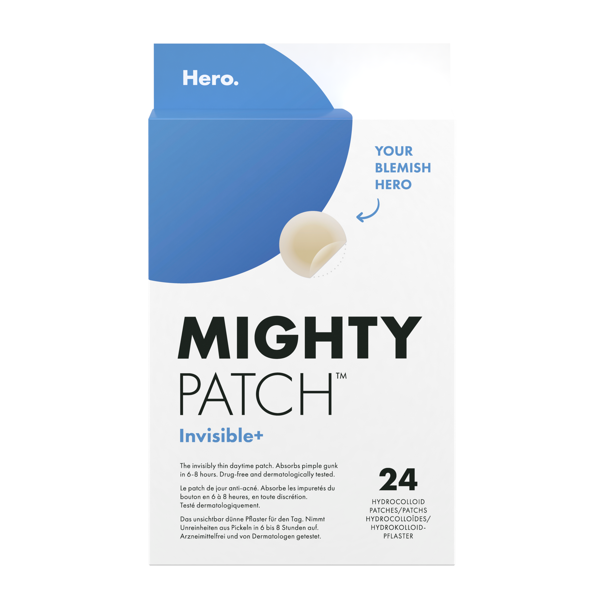 Hero Mighty patch invisible 24.00 Stuks