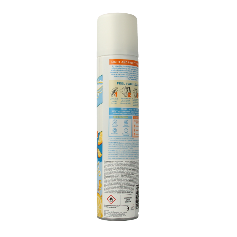 Batiste Droogshampoo fresh 200 Milliliter
