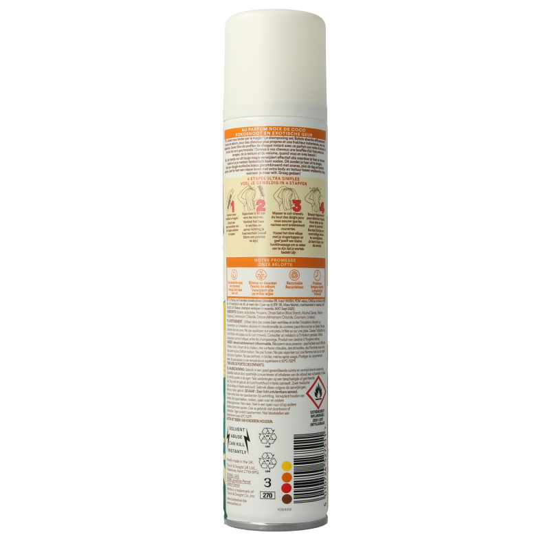 Batiste Droogshampoo tropical 200 Milliliter