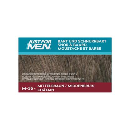 Just For Men Snor & baard middenbruin M35 24 Gram