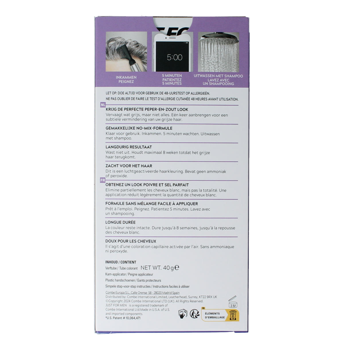 Just For Men Touch of grey T-35 middenbruin 40.00 Gram