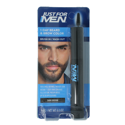 Just For Men Baard / wenkbrauw donker bruin 9.00 Milliliter
