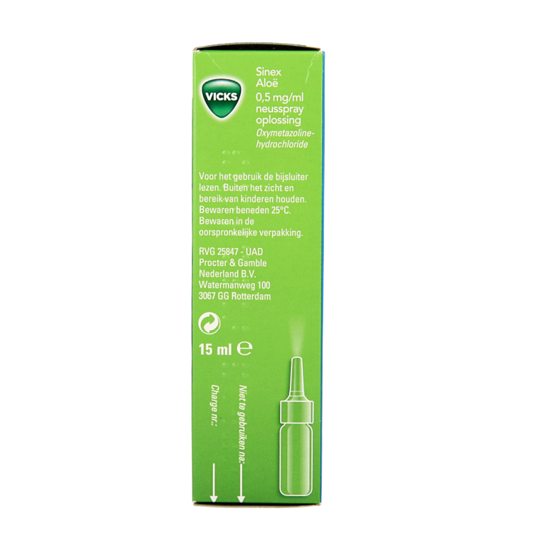 Vicks Sinex aloe neusspray 15 Milliliter