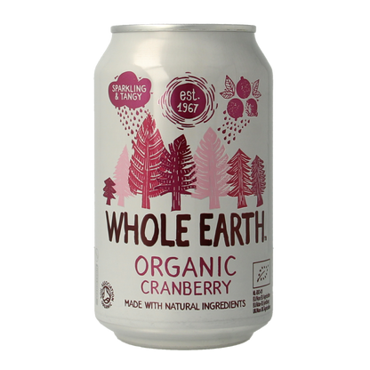 Whole Earth Sparkling cranberry bio 330.00 Milliliter
