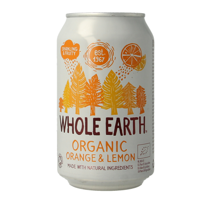 Whole Earth Sparkling orange & lemon bio 330.00 Milliliter