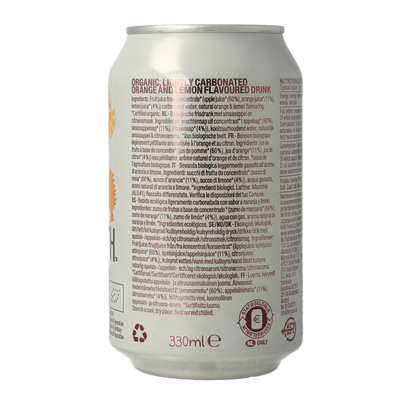 Whole Earth Sparkling orange & lemon bio 330.00 Milliliter