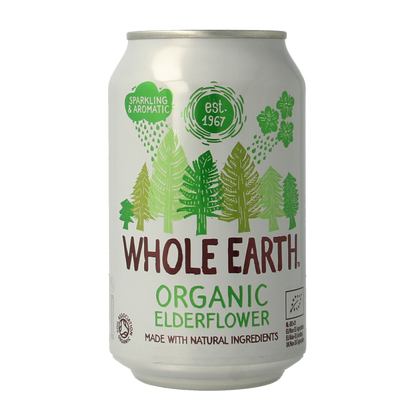Whole Earth Sparkling elderflower bio 330.00 Milliliter