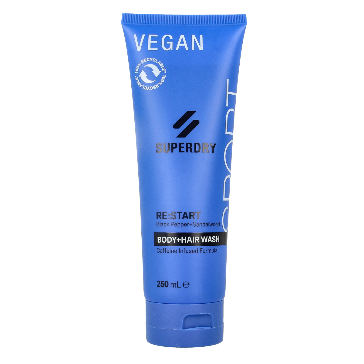 Superdry Sport RE:start body + hair wash 250.00 Milliliter
